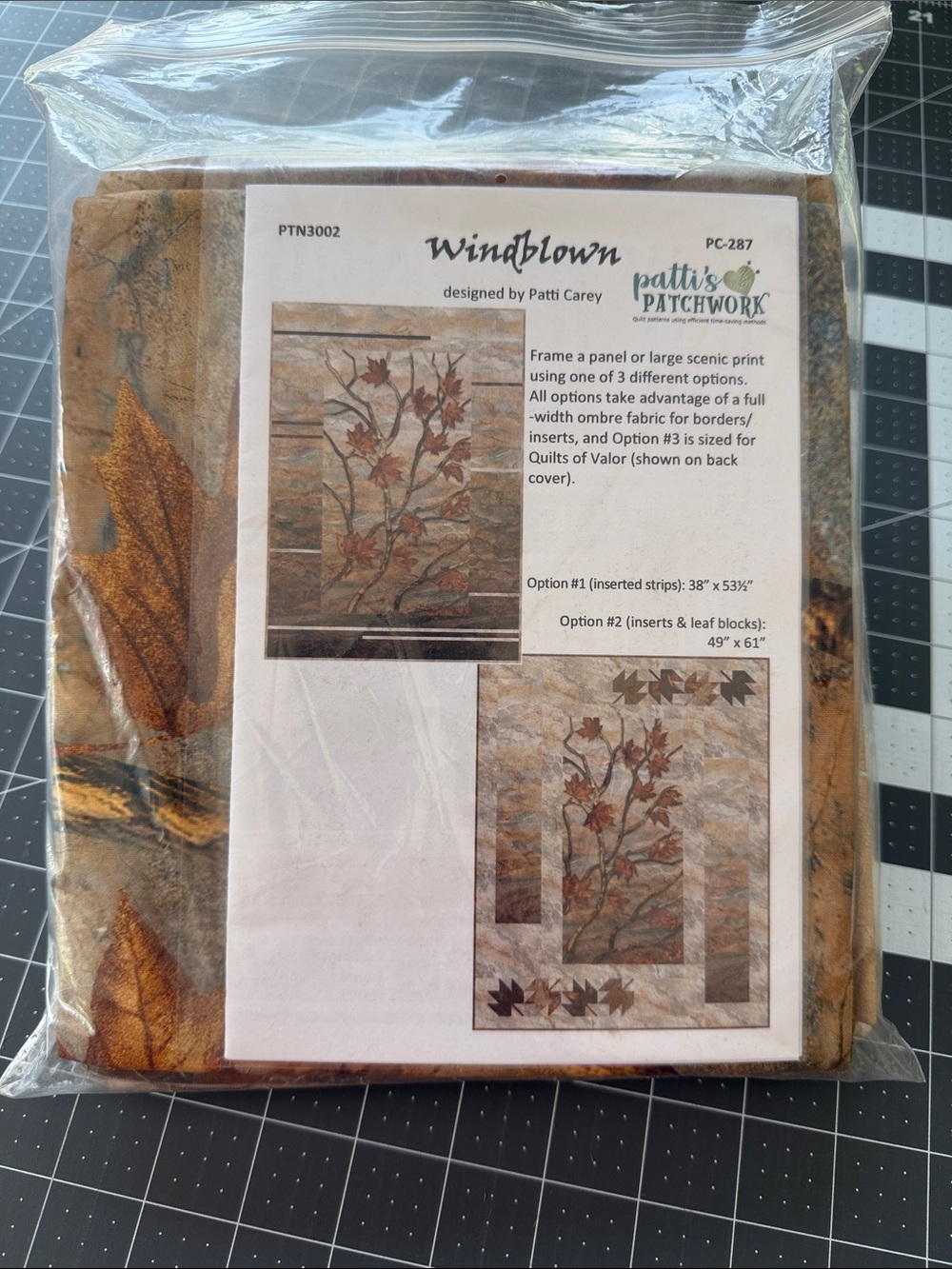 NWT Windblown Fall Project Featuring Northcott’s Windswept Fabric Collection